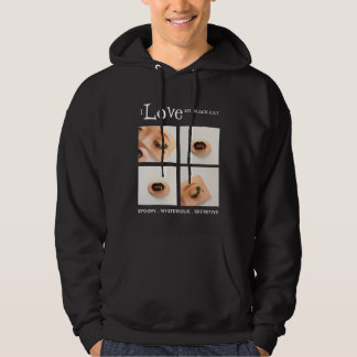 Spooky Cat Mens Hoodie