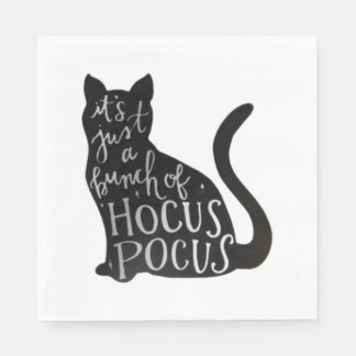 Spooky cat   napkin