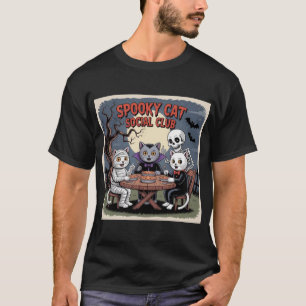 Spooky Cat Social Club: Halloween Pie Party T-Shirt