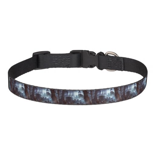 Image of spooky Cemetery Pet Collar