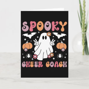 Spooky Cheer Coach Halloween Cheerleading Coach Card