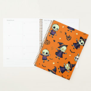 Spooky Chic Halloween Pillow - Frightfully Festive Planner