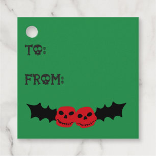 Spooky Christmas Creepy Goth Themed Holiday Favour Tags