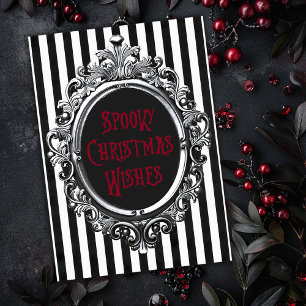Spooky Christmas Wishes Christmas Card