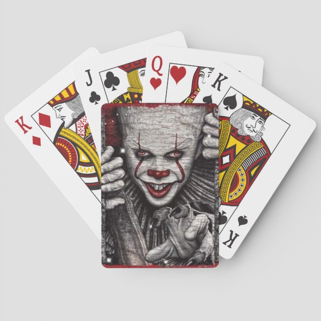 Spooky Clown Playing Cards (Back)