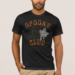 Spooky Club Vintage Cat Halloween T-Shirt