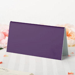 Spooky Colors - Deep Purple Table Tent Sign