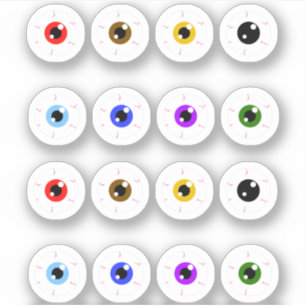 Spooky Colourful Eyeballs