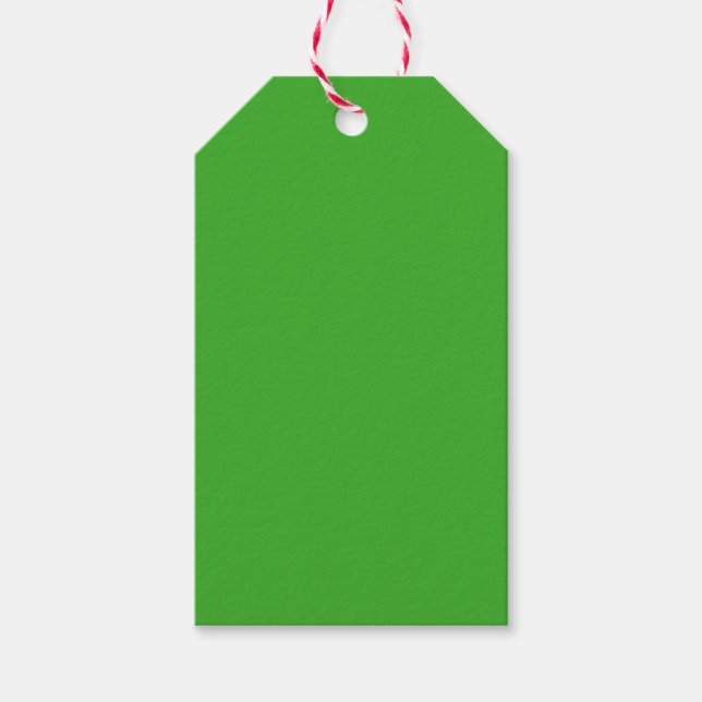 Spooky Colours - Bright Green Gift Tags (Front)