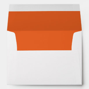 Spooky Colours - Deep Orange Interior Envelopes