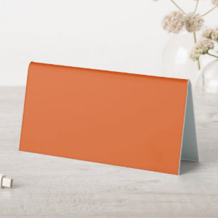Spooky Colours - Deep Orange Table Tent Sign