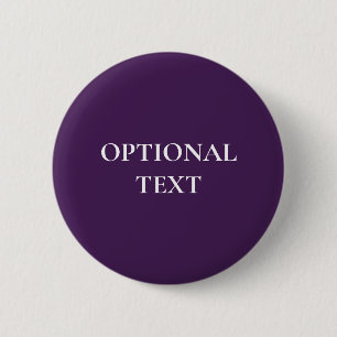 Spooky Colours - Deep Purple Custom Text Button