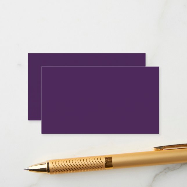 Spooky Colours - Deep Purple Enclosure Card (Front/Back In Situ)
