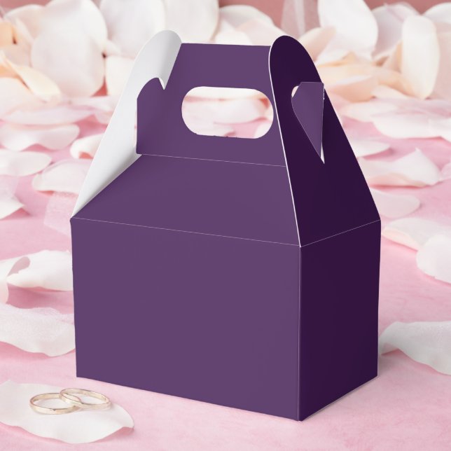 Spooky Colours - Deep Purple Favour Boxes (Wedding)