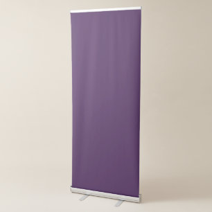 Spooky Colours - Deep Purple Retractable Banner