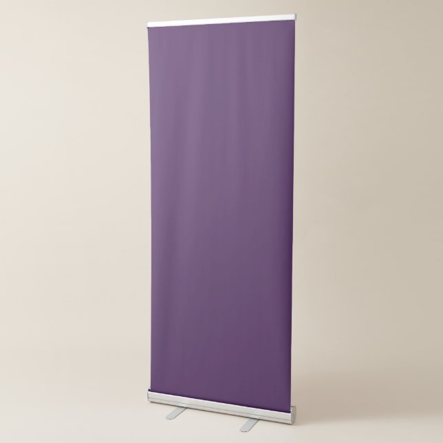 Spooky Colours - Deep Purple Retractable Banner (3/4)