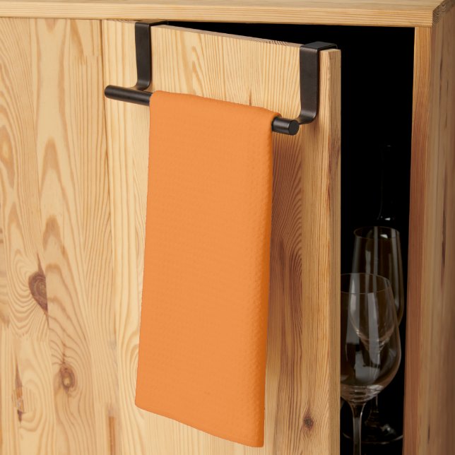 Spooky Colours - Orange Kitchen Towel (Thirds Fold)