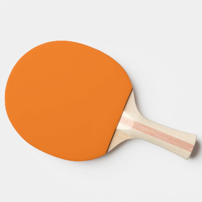 Spooky Colours - Orange Ping Pong Paddle (Side)