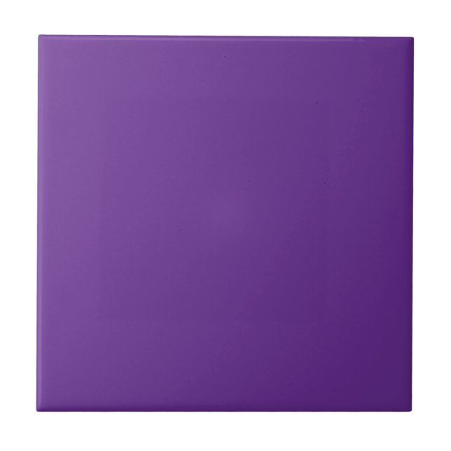 Spooky Colours - Purple Ceramic Tile (Front)