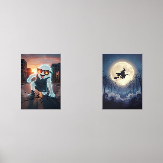 Spooky Cool Ghost Fun & Witchy Halloween (Front)