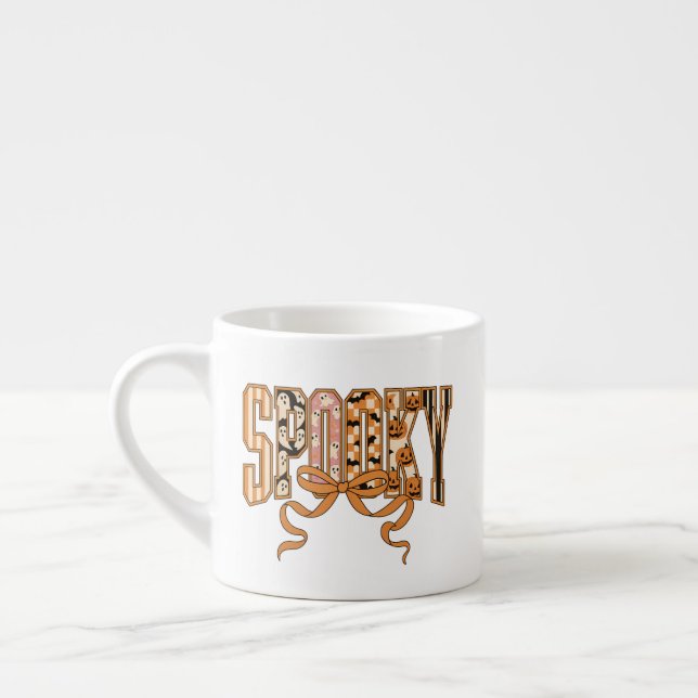 Spooky Coquette Halloween Aesthetic-66166 Espresso Cup (Left)
