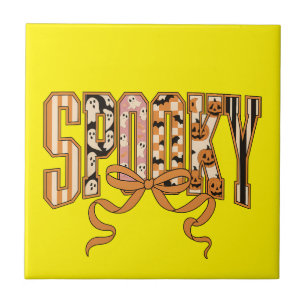 Spooky Coquette Halloween Aesthetic-66166 Tile