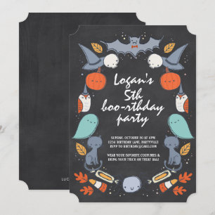 Spooky Costume Birthday Party Invitation