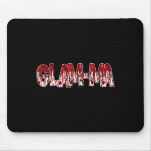 Spooky Creepy Grandma Glam-ma Halloween Costume Mouse Mat