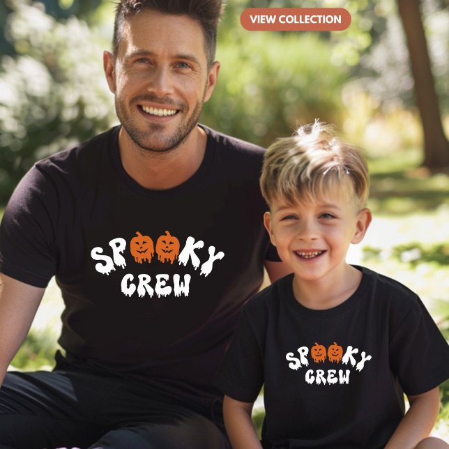 Spooky Crew Halloween Matching Family Men's T-Shirt (Creator Uploaded)