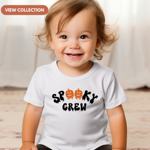 Spooky Crew Halloween Matching Family Toddler T-Shirt