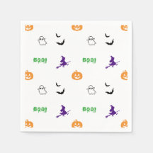Spooky Crew Halloween Party Napkins