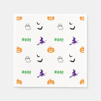Spooky Crew Halloween Party Napkins
