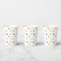 Spooky Crew Halloween Party Paper Cups