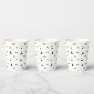 Spooky Crew Halloween Party Paper Cups