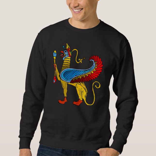 Spooky Cryptid Lazy Halloween Costume For Cryptozo Sweatshirt (Front)