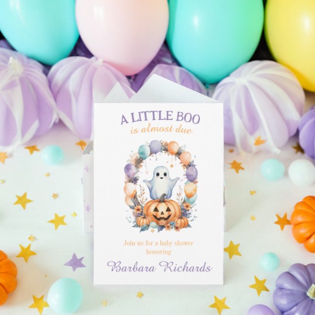 Spooky Cute Baby Shower Invitation (Creator Uploaded)