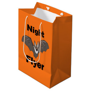 Spooky Cute Bat Night Flyer Medium Gift Bag
