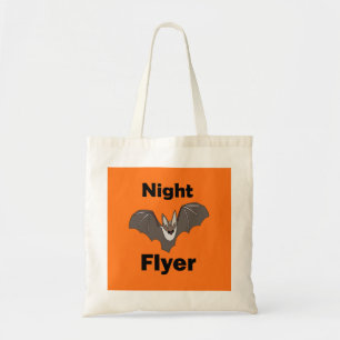 Spooky Cute Bat Night Flyer Tote Bag