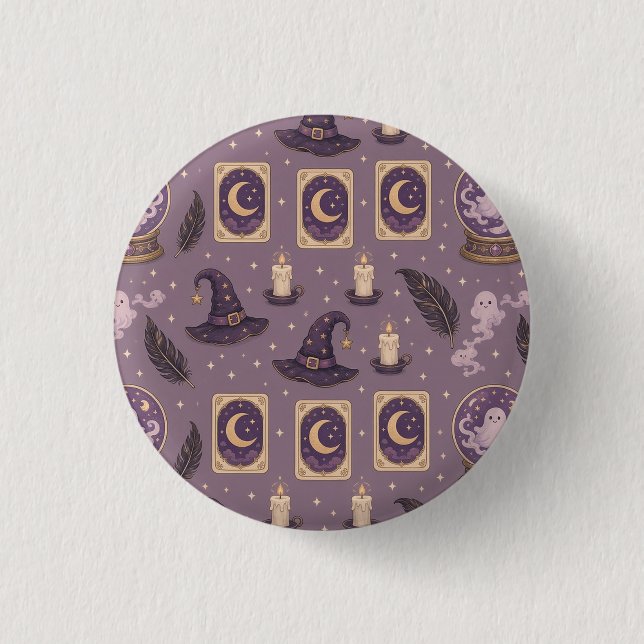 Spooky Cute Crystal Balls Button (Front)