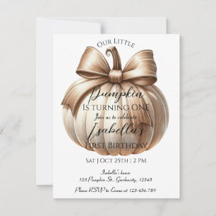 Spooky Cute First Birthday Halloween Party Invitat Invitation