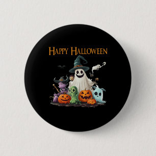 Spooky Cute Ghost Halloween Costume Happy Hallowee 6 Cm Round Badge
