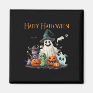 Spooky Cute Ghost Halloween Costume Happy Hallowee Magnet