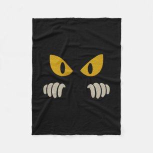 Spooky Cute Ghost Halloween – Just Creepin’ Vibes Fleece Blanket