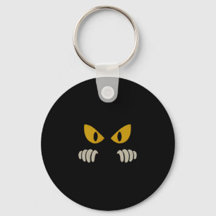 Spooky Cute Ghost Halloween – Just Creepin’ Vibes Key Ring