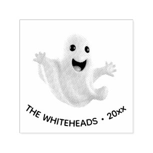 Spooky Cute Ghost Halloween Self-inking Stamp