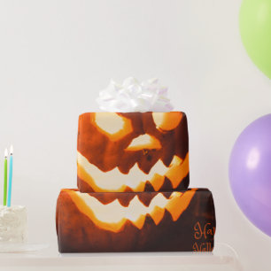 Spooky Cute Ghost Halloween Wrapping Paper