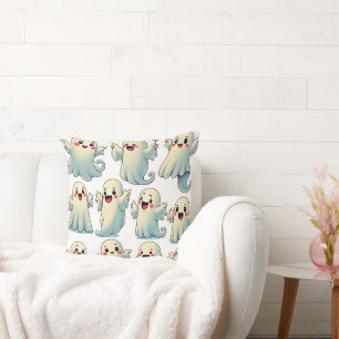 Spooky Cute Ghosts: Hauntingly Fun! Cushion