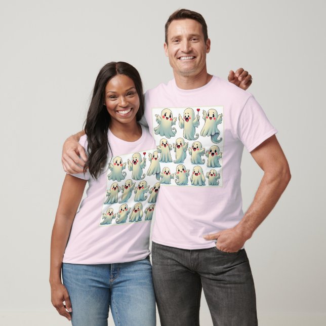 Spooky Cute Ghosts: Hauntingly Fun! T-Shirt (Unisex)