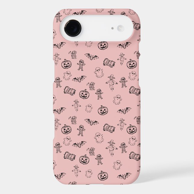 Spooky Cute Halloween Doodle Pattern (Back)
