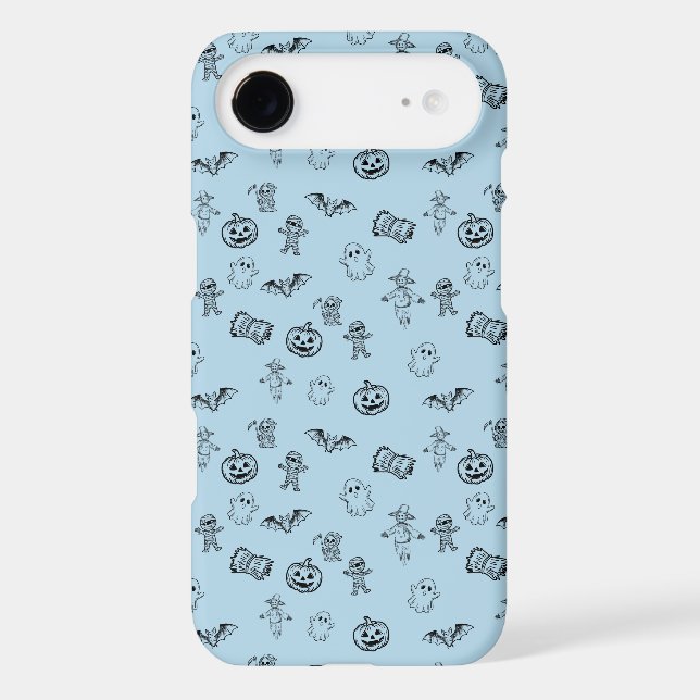 Spooky Cute Halloween Doodle Pattern (Back)